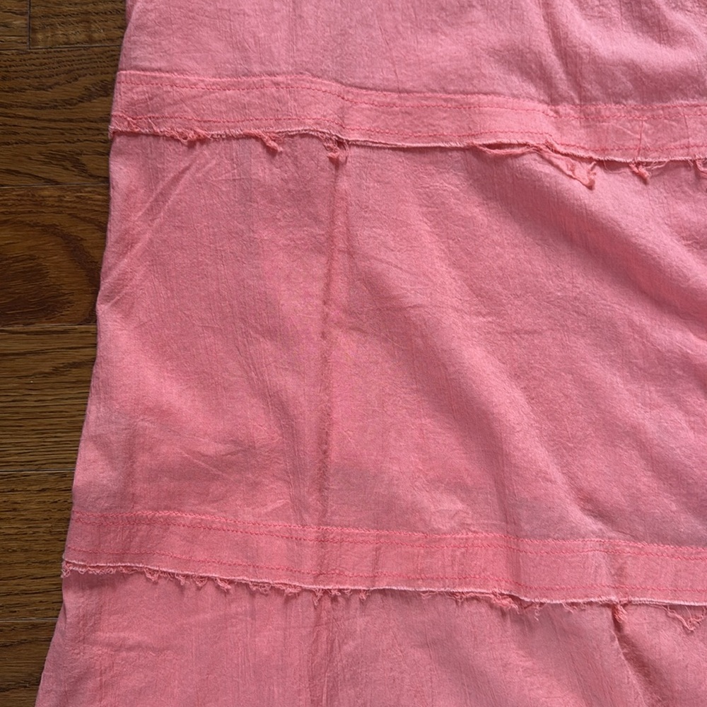 Waipai Frayed Multi-tiered Maxi Skirt - Picture 3 of 6